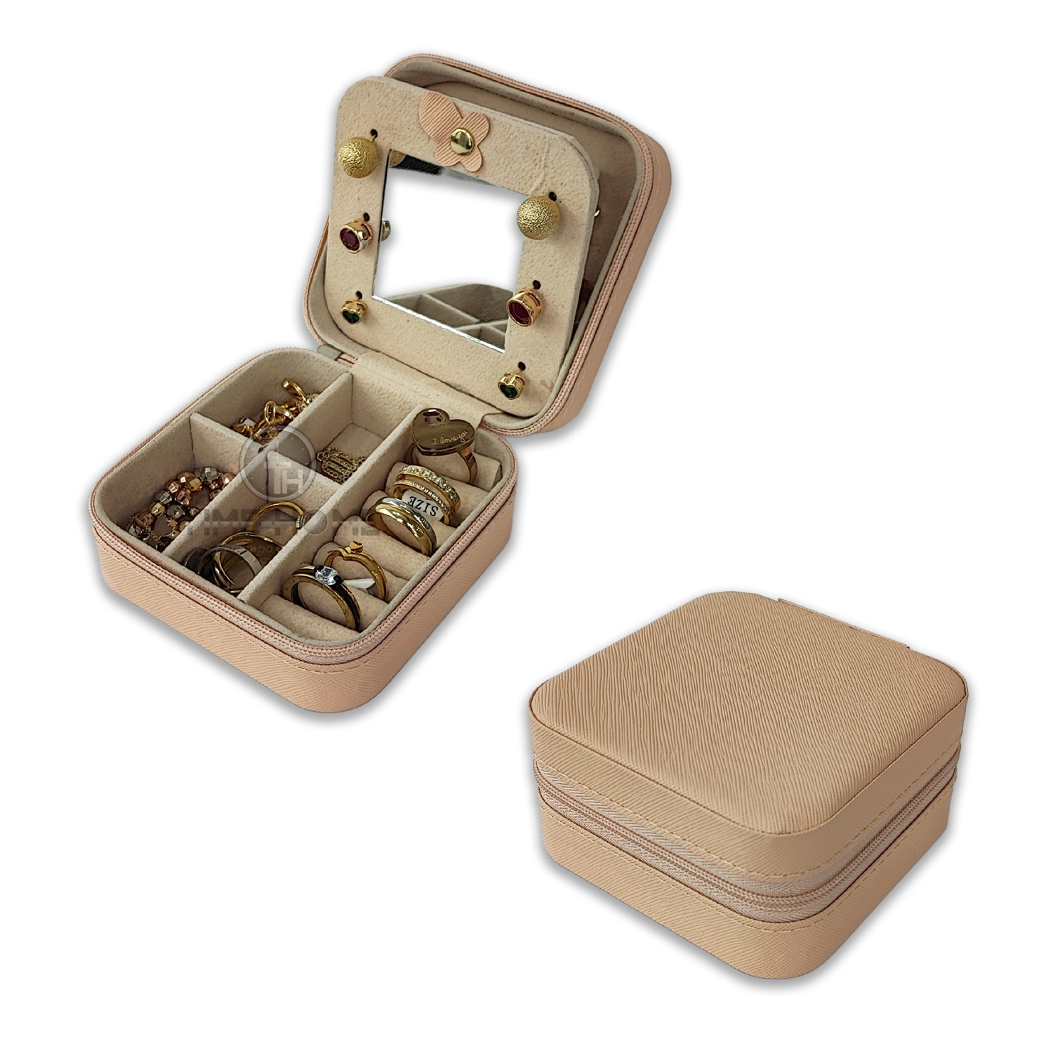 Joyero Con Espejo Organizador Ideal Viaj